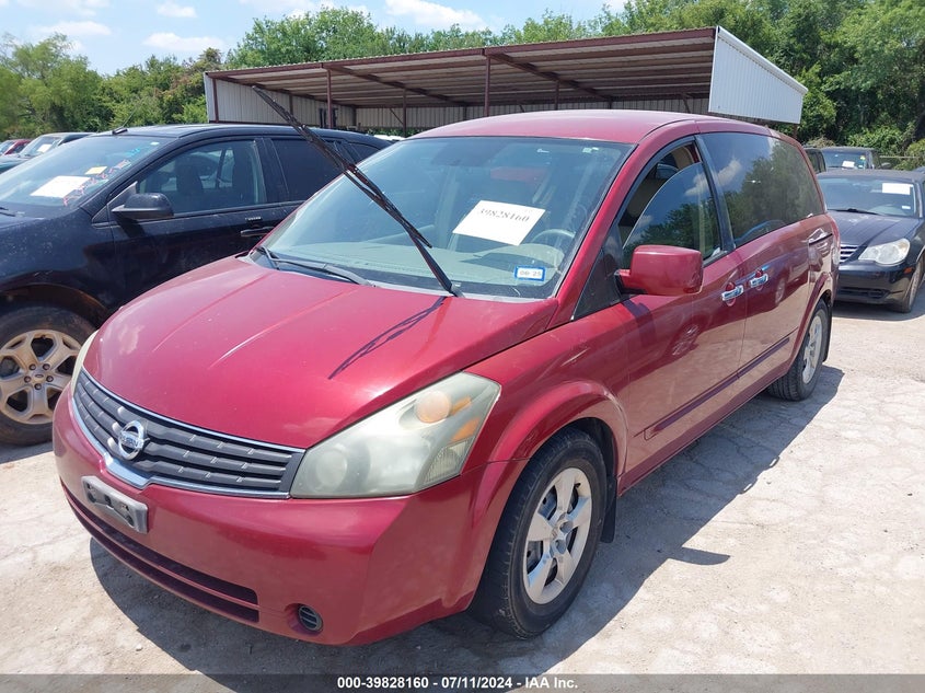 2007 Nissan Quest 3.5 VIN: 5N1BV28U17N135008 Lot: 39828160