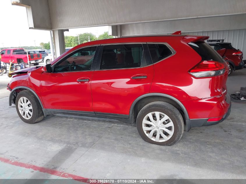 2017 Nissan Rogue S/Sl/Sv VIN: JN8AT2MT6HW390594 Lot: 39828170