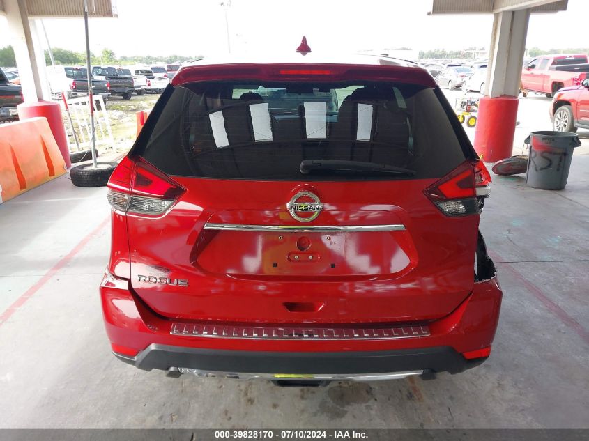 2017 Nissan Rogue S/Sl/Sv VIN: JN8AT2MT6HW390594 Lot: 39828170