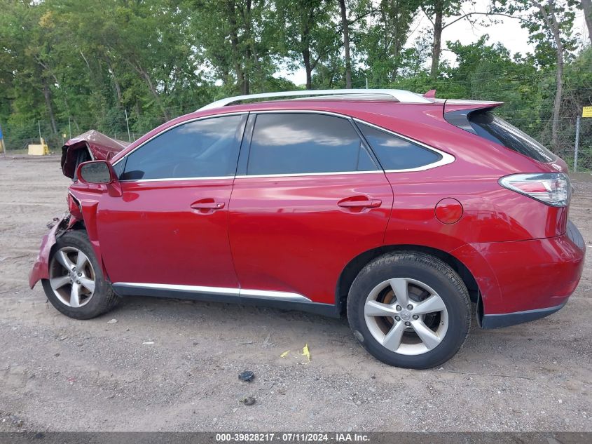 2011 Lexus Rx 350 VIN: 2T2BK1BA1BC098894 Lot: 39828217