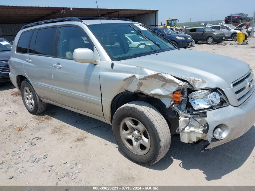 2006 Toyota Highlander VIN: JTEDD21A160151202 Lot: 39828221