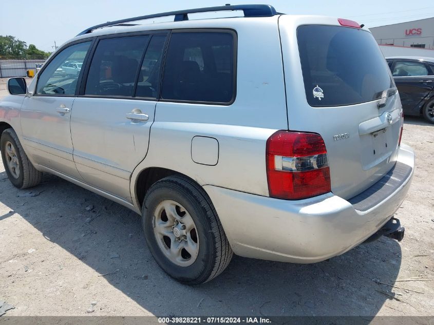 2006 Toyota Highlander VIN: JTEDD21A160151202 Lot: 39828221