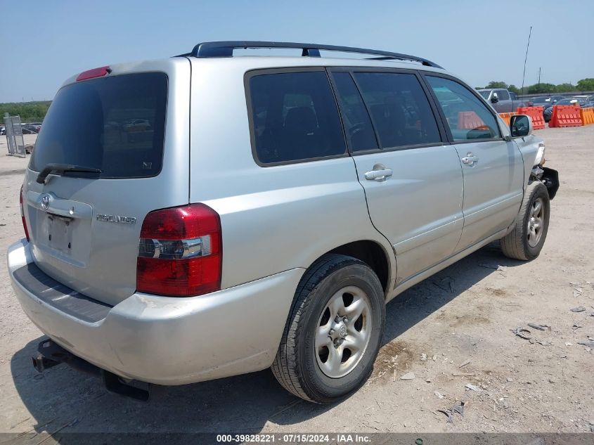 2006 Toyota Highlander VIN: JTEDD21A160151202 Lot: 39828221