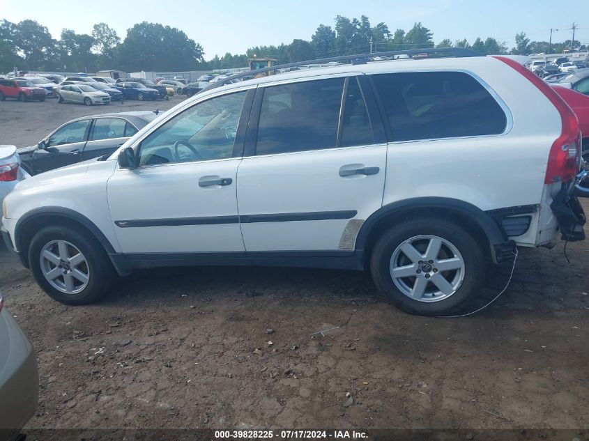 2005 Volvo Xc90 2.5T Awd VIN: YV1CZ592851143651 Lot: 39828225