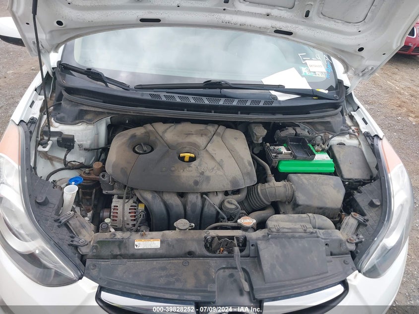 2012 Hyundai Elantra Gls VIN: 5NPDH4AE0CH112400 Lot: 39828252