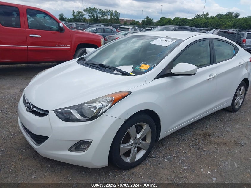 2012 Hyundai Elantra Gls VIN: 5NPDH4AE0CH112400 Lot: 39828252