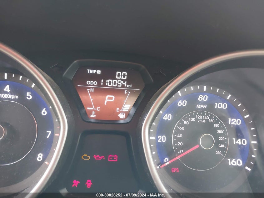2012 Hyundai Elantra Gls VIN: 5NPDH4AE0CH112400 Lot: 39828252