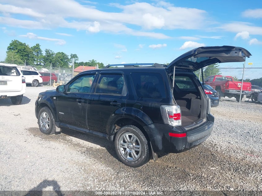 2008 Mercury Mariner Premier VIN: 4M2CU97188KJ38075 Lot: 39828279