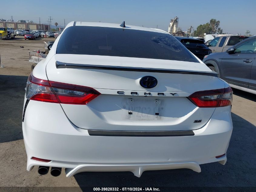 2022 Toyota Camry Nightshade Edition Hybrid VIN: 4T1G31AK2NU034092 Lot: 39828332