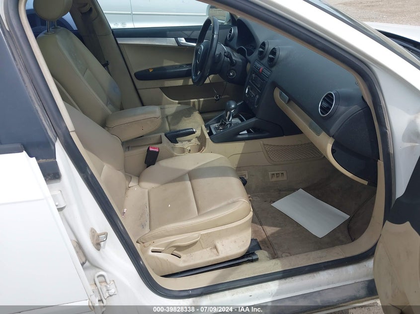 2007 Audi A3 2.0T VIN: WAUNF78P77A139431 Lot: 39828338