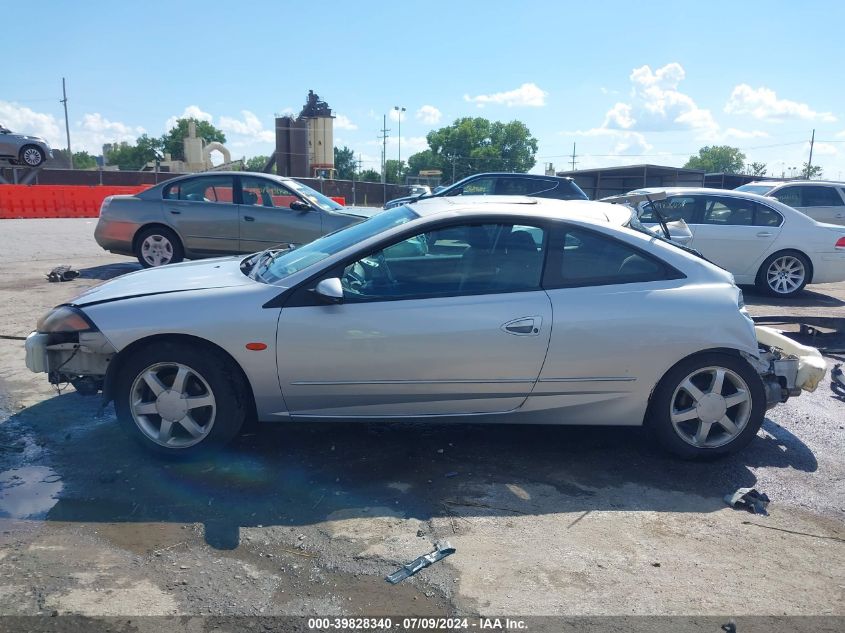 2000 Mercury Cougar V6 VIN: 1ZWFT61L5Y5644940 Lot: 39828340