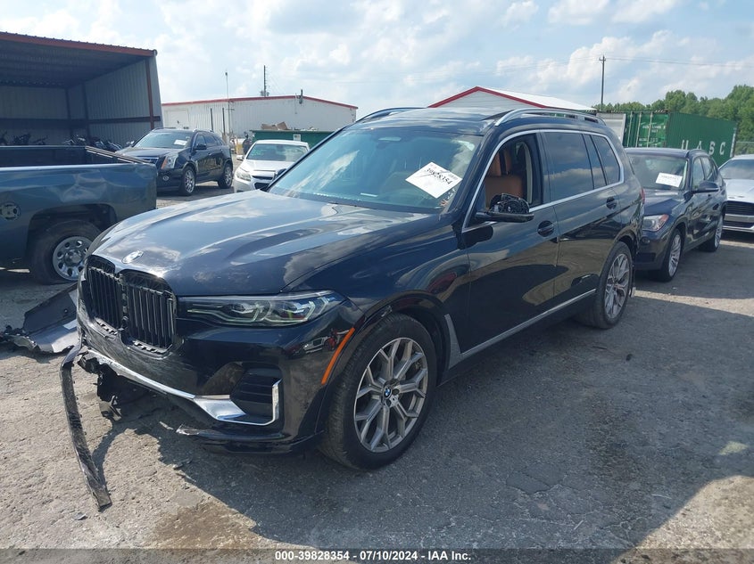2020 BMW X7 xDrive40I VIN: 5UXCW2C05L9C06175 Lot: 39828354