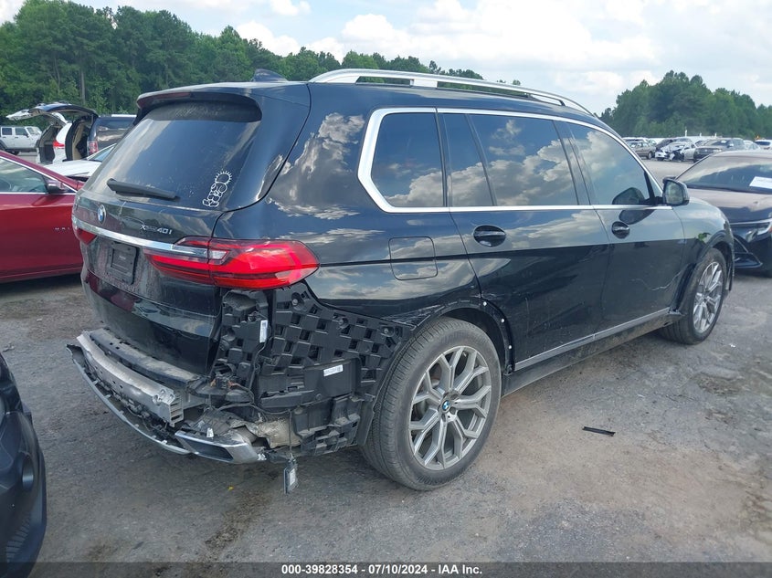 2020 BMW X7 xDrive40I VIN: 5UXCW2C05L9C06175 Lot: 39828354