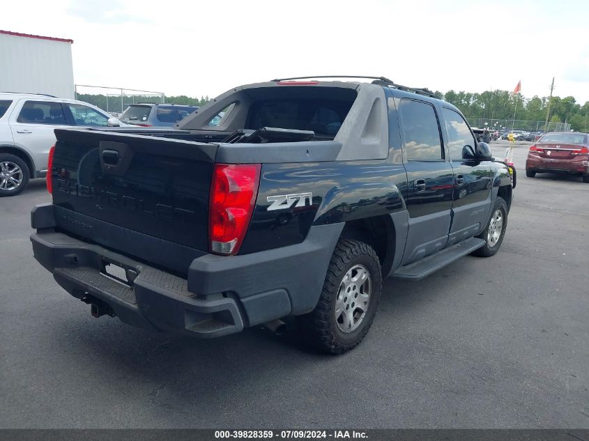 2003 Chevrolet Avalanche 1500 K1500 VIN: 3GNEK13T63G179633 Lot: 39828359