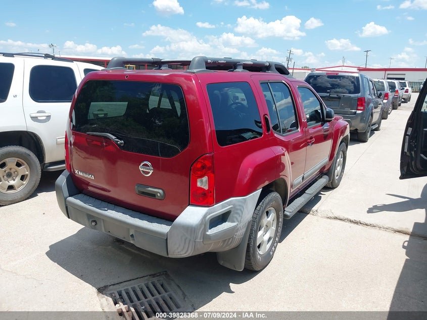 2005 Nissan Xterra S VIN: 5N1AN08U35C617522 Lot: 39828368