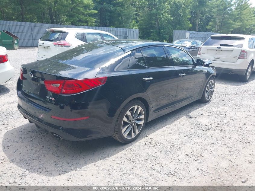 2014 Kia Optima Sx Turbo VIN: 5XXGR4A63EG262809 Lot: 39828376