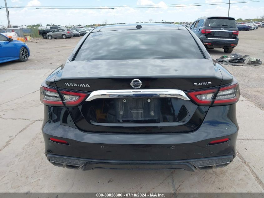 2019 Nissan Maxima 3.5 Platinum VIN: 1N4AA6AV0KC367194 Lot: 39828380