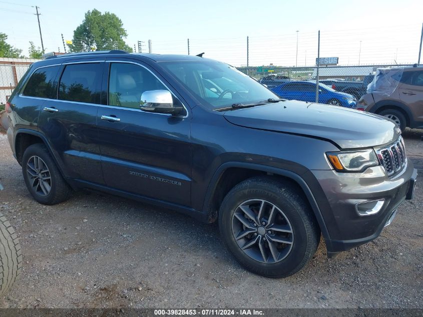 2017 Jeep Grand Cherokee Limited 4X4 VIN: 1C4RJFBG4HC635301 Lot: 39828453