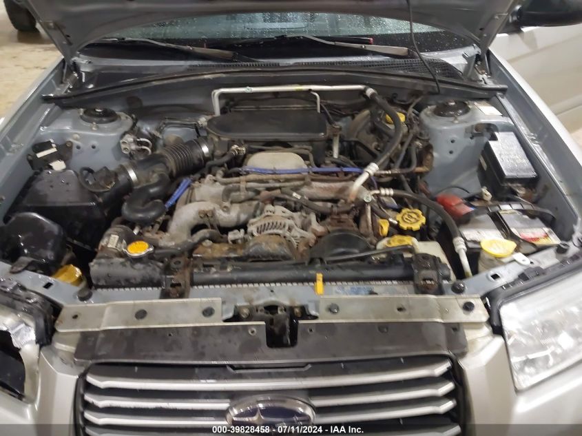 2006 Subaru Forester 2.5X VIN: JF1SG63626H758591 Lot: 39828458