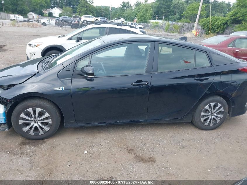 2021 Toyota Prius Prime Le VIN: JTDKAMFP9M3189298 Lot: 39828466