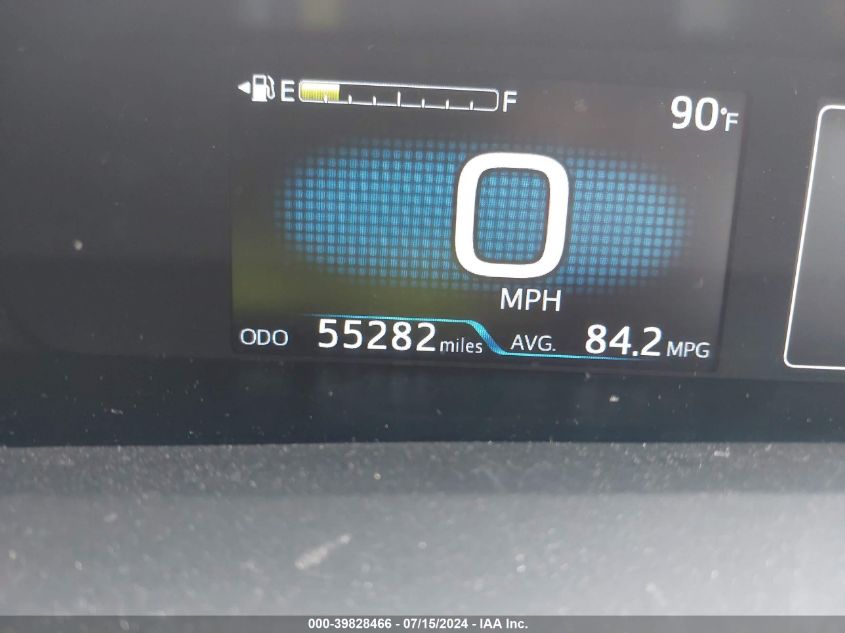 2021 Toyota Prius Prime Le VIN: JTDKAMFP9M3189298 Lot: 39828466