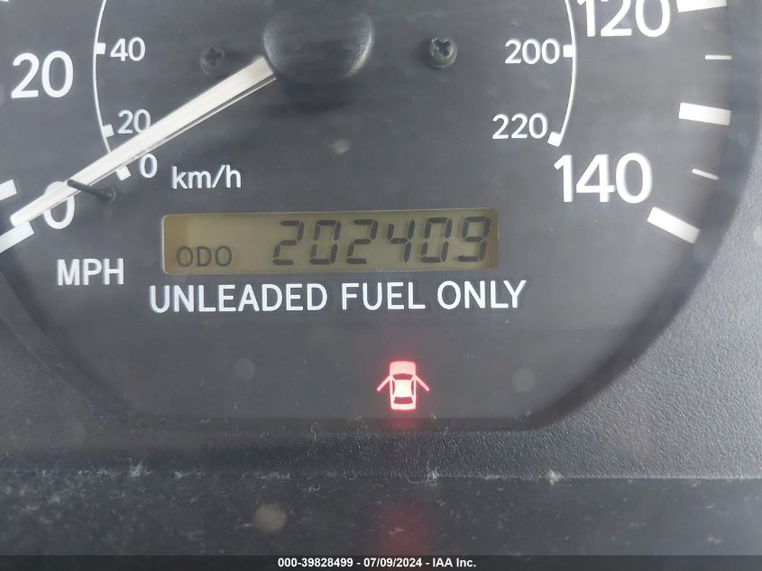 1999 Toyota Camry Le VIN: JT2BG28K2X0303905 Lot: 39828499