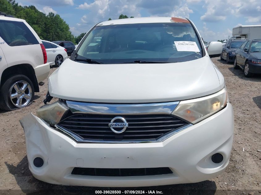 2011 Nissan Quest S VIN: JN8AE2KP3B9005997 Lot: 39828500