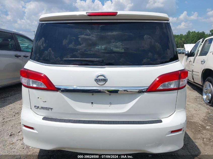 2011 Nissan Quest S VIN: JN8AE2KP3B9005997 Lot: 39828500