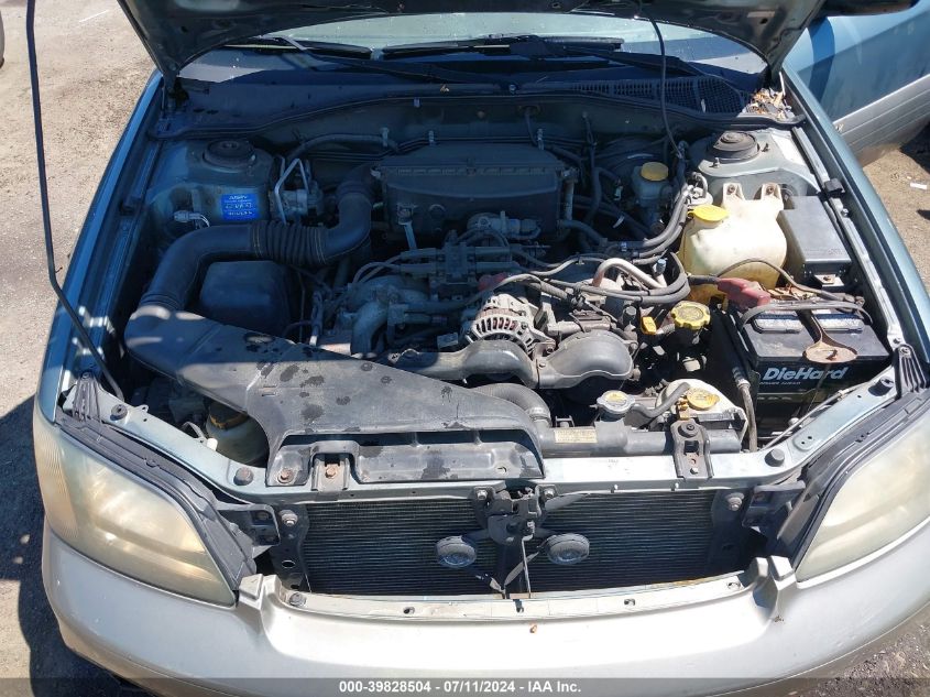 2002 Subaru Outback VIN: 4S3BH665227659182 Lot: 39828504