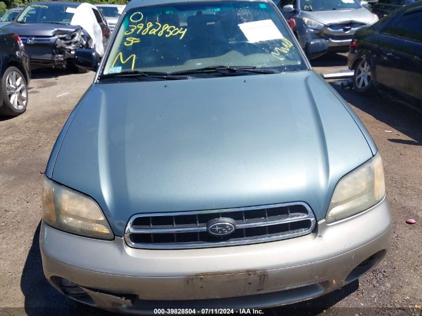 2002 Subaru Outback VIN: 4S3BH665227659182 Lot: 39828504