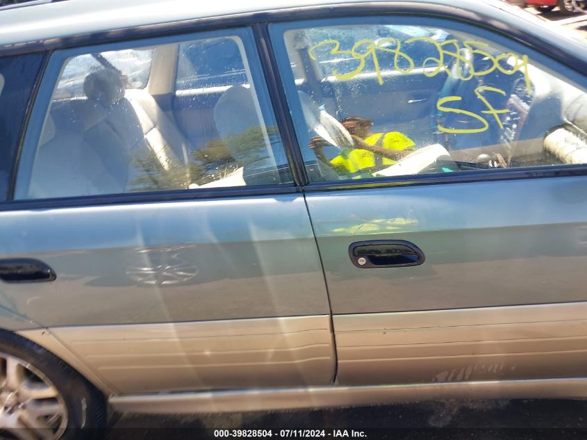 2002 Subaru Outback VIN: 4S3BH665227659182 Lot: 39828504