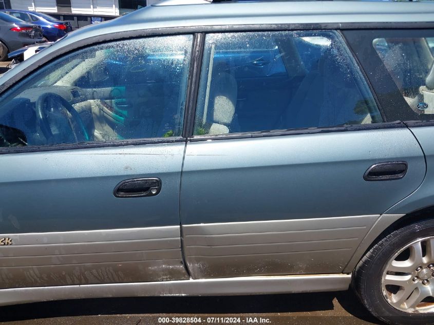 2002 Subaru Outback VIN: 4S3BH665227659182 Lot: 39828504