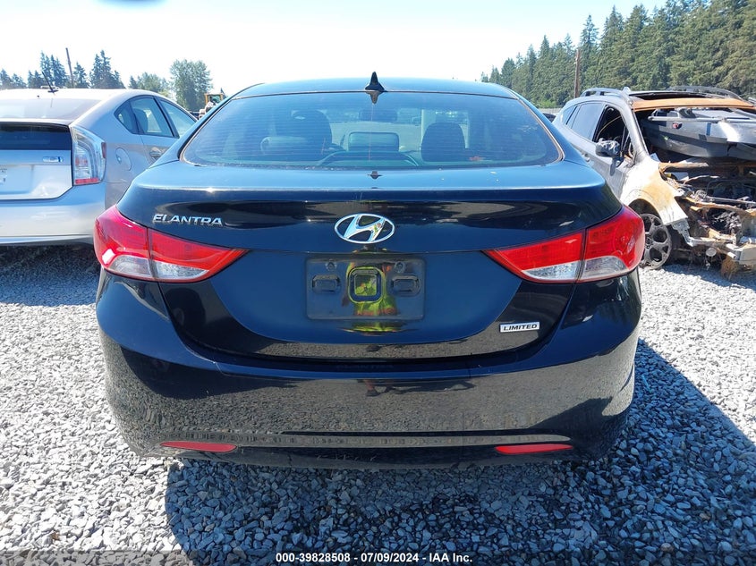 2012 Hyundai Elantra Limited (Ulsan Plant) VIN: KMHDH4AE9CU352126 Lot: 39828508