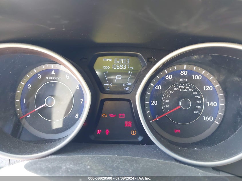 2012 Hyundai Elantra Limited (Ulsan Plant) VIN: KMHDH4AE9CU352126 Lot: 39828508