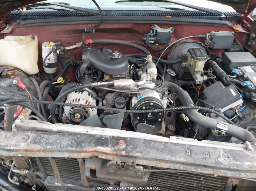 1998 Chevrolet Gmt-400 C1500 VIN: 1GCEC14RXWZ118038 Lot: 39828522