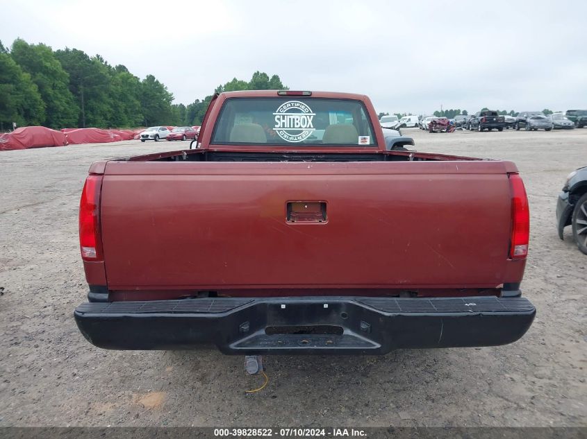 1998 Chevrolet Gmt-400 C1500 VIN: 1GCEC14RXWZ118038 Lot: 39828522