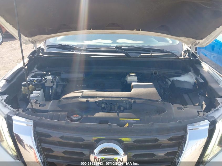 2019 Nissan Pathfinder Sv VIN: 5N1DR2MM9KC595542 Lot: 39828543