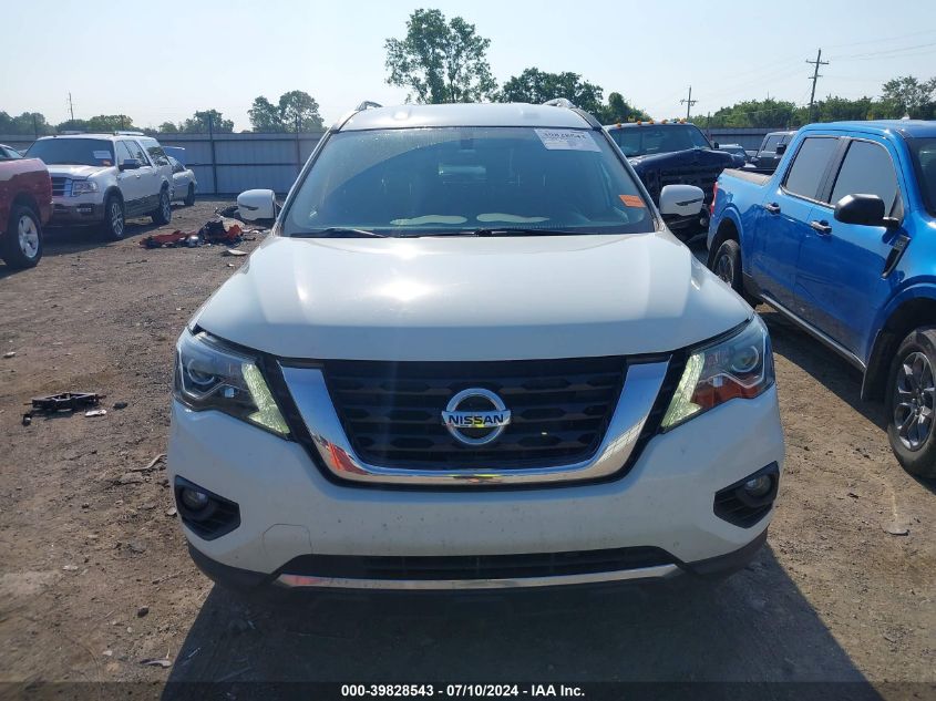 2019 Nissan Pathfinder Sv VIN: 5N1DR2MM9KC595542 Lot: 39828543