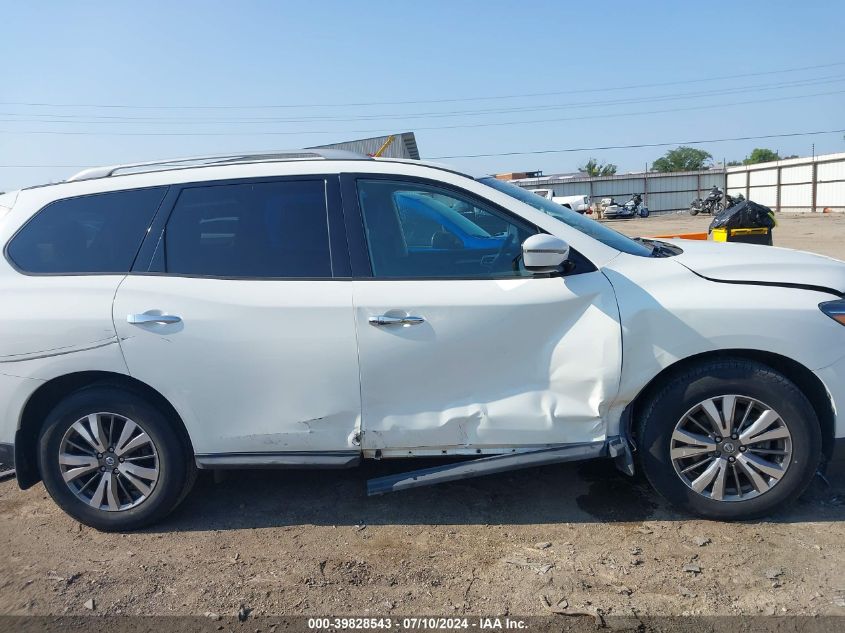2019 Nissan Pathfinder Sv VIN: 5N1DR2MM9KC595542 Lot: 39828543