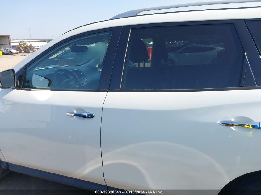 2019 Nissan Pathfinder Sv VIN: 5N1DR2MM9KC595542 Lot: 39828543