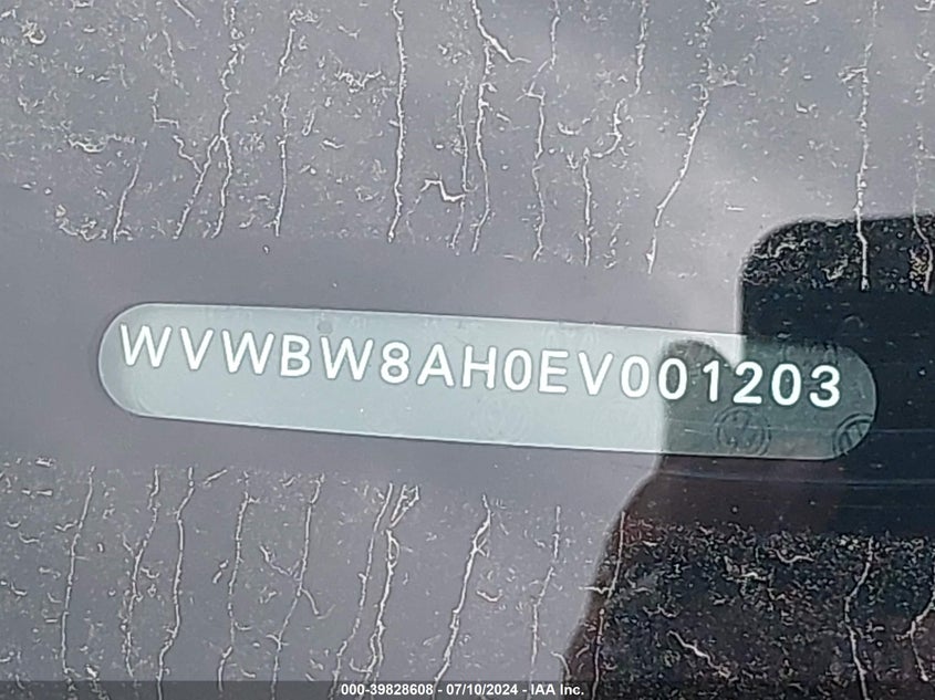 2014 VOLKSWAGEN EOS KOMFORT/SPORT - WVWBW8AH0EV001203