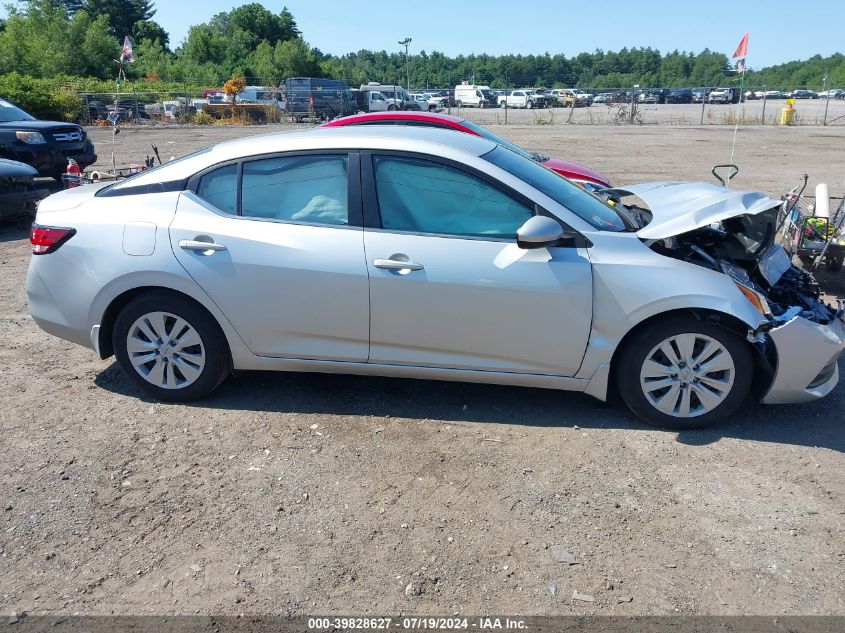 2022 Nissan Sentra S Xtronic Cvt VIN: 3N1AB8BV3NY249608 Lot: 39828627