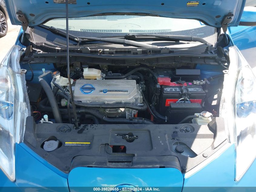 2011 Nissan Leaf Sl VIN: JN1AZ0CP1BT009569 Lot: 39828655