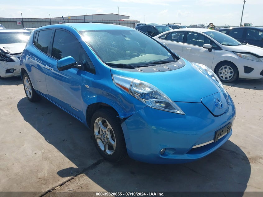 2011 Nissan Leaf Sl VIN: JN1AZ0CP1BT009569 Lot: 39828655