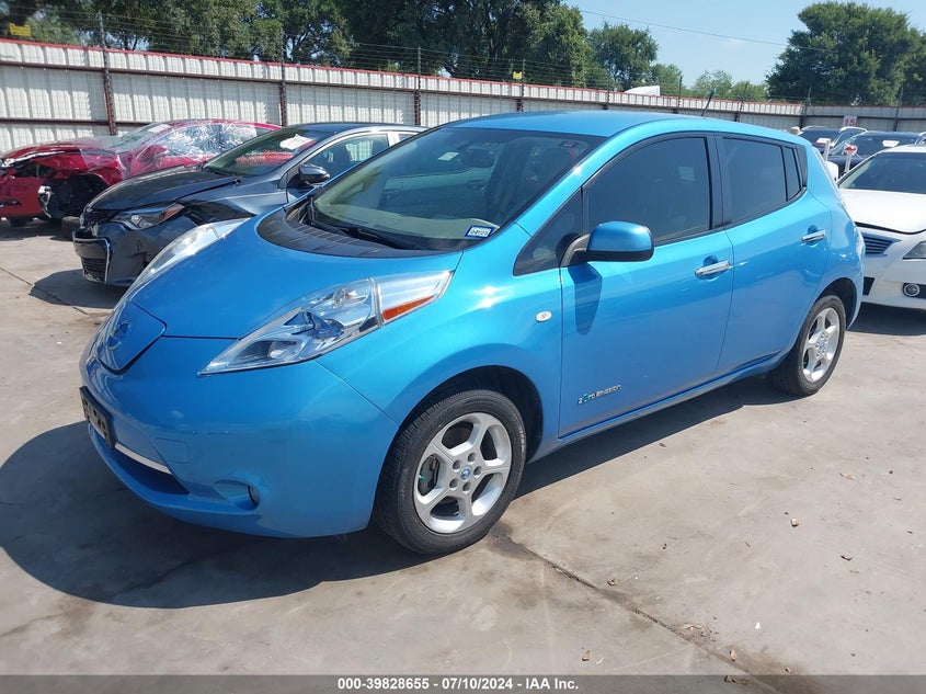 2011 Nissan Leaf Sl VIN: JN1AZ0CP1BT009569 Lot: 39828655