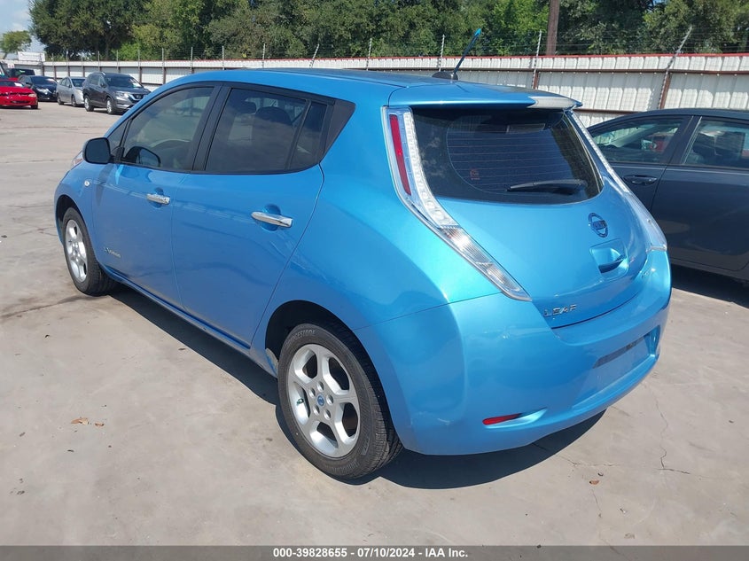 2011 Nissan Leaf Sl VIN: JN1AZ0CP1BT009569 Lot: 39828655
