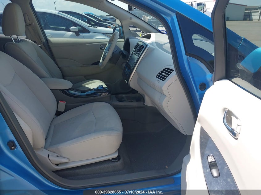 2011 Nissan Leaf Sl VIN: JN1AZ0CP1BT009569 Lot: 39828655