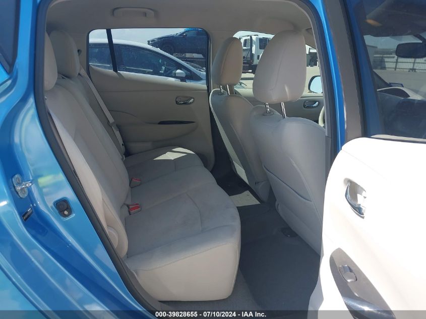 2011 Nissan Leaf Sl VIN: JN1AZ0CP1BT009569 Lot: 39828655