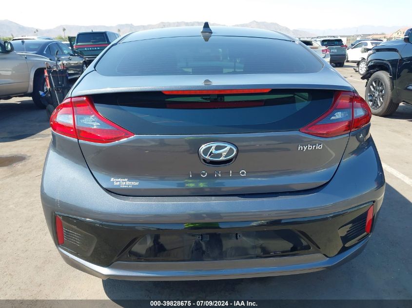 KMHC75LC3KU112035 2019 Hyundai Ioniq Hybrid Sel