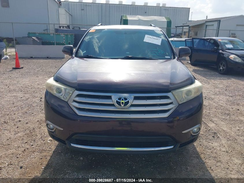 2012 Toyota Highlander Limited V6 VIN: 5TDYK3EH6CS078880 Lot: 39828687